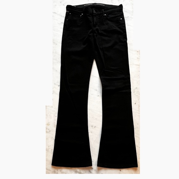 BNWOT CITIZENS OF HUMANITY EMMANUELLE LOW RISE BLACK BOOTCUT JEANS - Picture 5 of 12